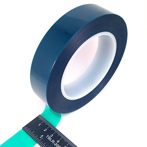 High Temp Masking Tape Kit, Green Polyester, 5 Roll