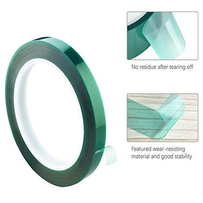 APT Polyester Tape with Silicone Adhesive, High Temperature, 3.5 Mil Thickness, Powder Coating, E-Coating (1, 2" x 72Yds) - size: 2" x 72Yds