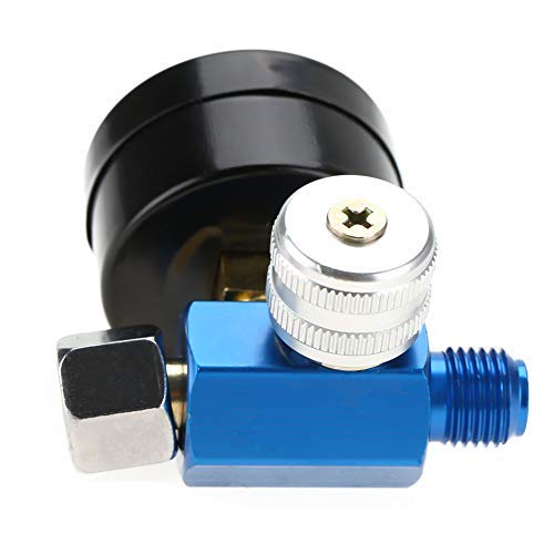 Fdit Spray Air Regulator G1 4 Thread, 0-150 PSI Gauge