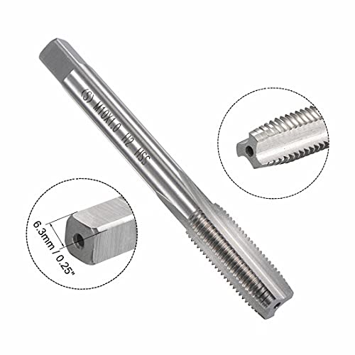 10mm x 1 HSS Metric Tap and Die Set Right Hand Thread,Tapping DIY Tool 3pcs (M10 x 1mm) - size: M10 x 1mm