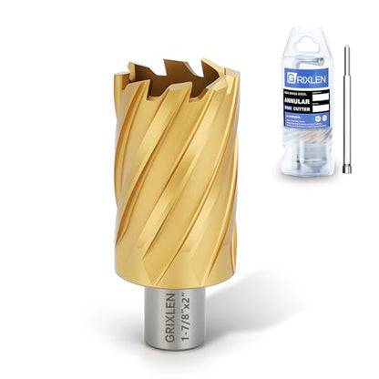 1-7/8"x2 HSS Annular Cutter，Diameter 1-7/8"，Cutting Depth 2" - size: 1-7/8x2"