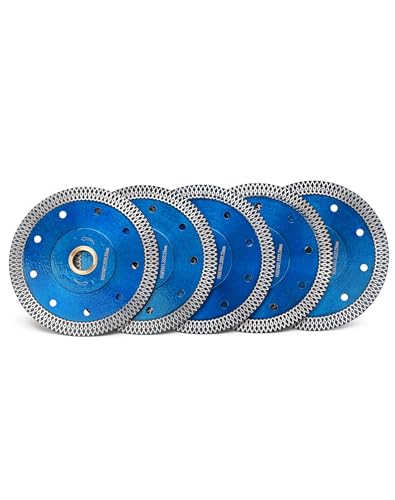 OSTEK 5Pcs/Lot Super Thin 4.5" Tile Saw Blade for Granite Marble Ceramic Porcelain Tiles - size: 4.5"-5pcs