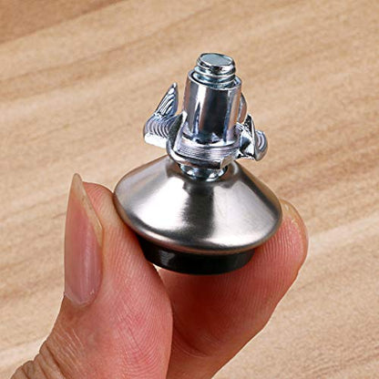 OwnMy M6 Adjustable Swivel Leveling Feet 12PCS Metal Adjustable Table Feet