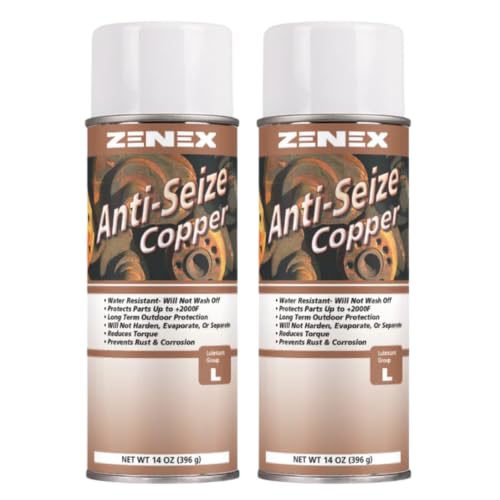 Zenex Anti-Seize Copper 494645 Copper Fortified Lubricant, 2 Pack
