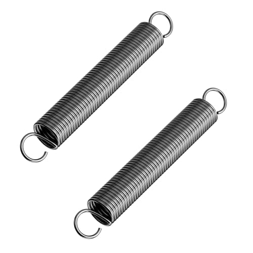 2pcs Extension Springs with Hook Ends, 1.2x10x70mm - size: 2Pcs 0.05*0.39*2.76in