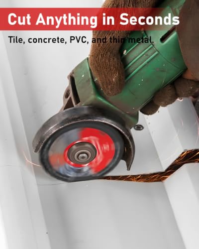 2 Pack 4.5" Diamond Saw Blade, Multi Purpose Cutting Disc, with 7/8" Arbor