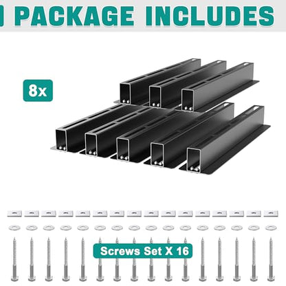 EVERHANGER Ceiling Storage Rack, Heavy Duty Garage Overhead Storage Rack - style: For 7 Bins
