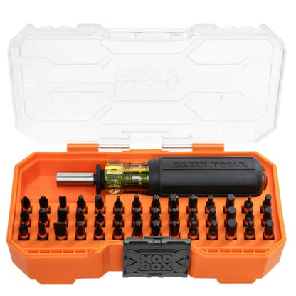 Klein Tools 33803 ProFlex 42-Bit Impact Driver Bit Set with Modular Case - size: 42 Bit Set