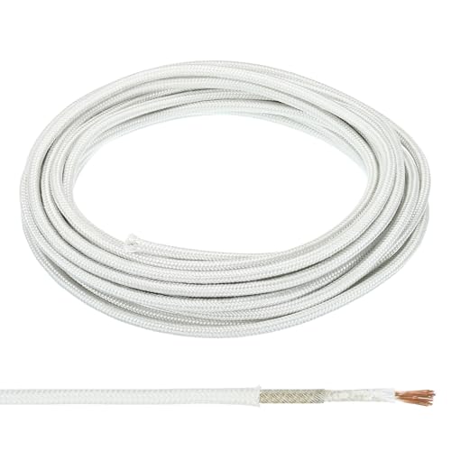 PATIKIL 26.3Ft 9AWG High Temperature Wire Cable -60-350 Degrees Celsius - size: 9AWG