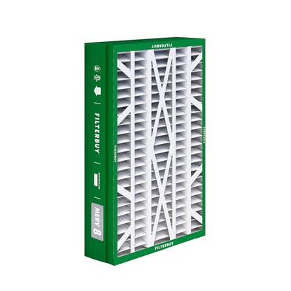 Filterbuy 14.5x27x5 Air Filter MERV 8 Dust & Allergy Defense (2-Pack) - size: 14.5x27x5