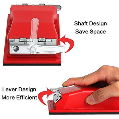 VERONES 90 Pcs 400 to 3000 Grit Wet Dry Sandpaper with Handle - color: Red
