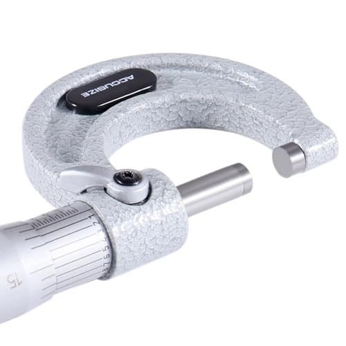 Accusize Industrial Tools 0-1'' by 0.0001'' Ultra-Precision Outside Micrometer, Eg00-0001 - size: 0-1"