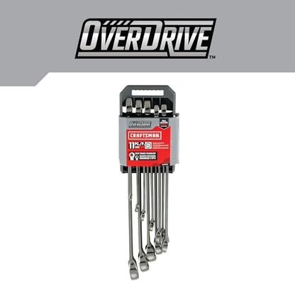 CRAFTSMAN OVERDRIVE 11-Piece Standard (SAE) Wrench Set (CMMT87711) - style: 11-Piece SAE