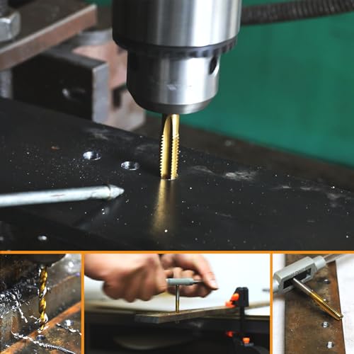 3/4"-16 UNF Tap and 11/16" Drill Bit kit for Metal,M2 HSS Drill and Tap Set - size: 3/4"-16 Tap, 11/16" Drill