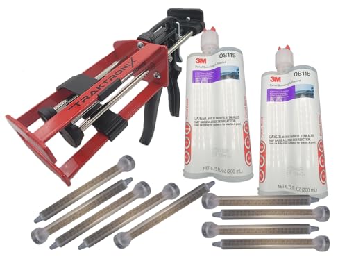 3M Panel Bonding Adhesive 08115 with Manual Applicator Gun 08571 (Gun + 2-08115)
