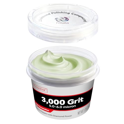 Diamond Paste Lapping Compound, 3,000 Grit, 50 G/1.76 Oz, Scratch Removal - size: 3,000Grit, style: 1.78 oz (50g)