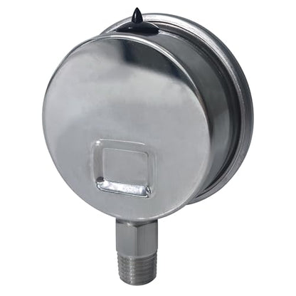 HFS(R) Vacuum Pressure Gauge -30 inHg to 150 PSI, Liquid Filled 2.5" Dial - size: -30inHg - 0 - 150PSI, style: Oil Gauge 2.5" (316SS)