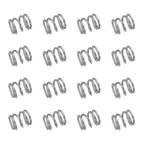 uxcell 50Pcs 304 Stainless Steel Compression Springs,0.6mmWD, 5mm ODx5mm L - size: 5mmx5mm