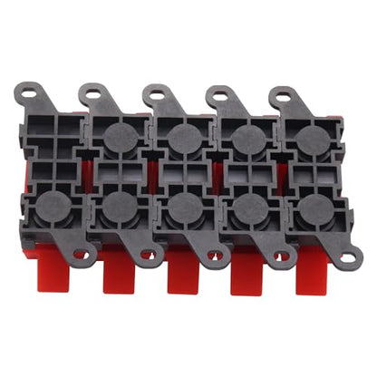 4way Midi Fuse Holder Automotive Marine Boat Car Audio Brass Fuse Blocks Midi Holder 1in 4 Out with 30A 60A 100A Midi Fuses Distribution Block - size: 4way Midi