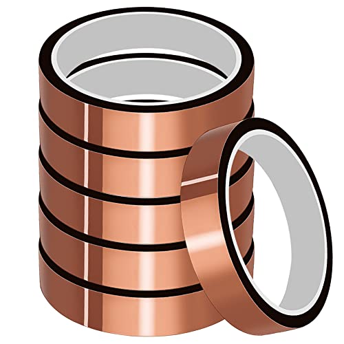 High Temperature Tape Heat Tape Heat Resistant Tape Heat Transfer Tape Heat Tape for Sublimation No Residue 10mm X 33m 108ft - color: Brown