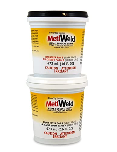 System Three MetlWeld Epoxy Adhesive, Quart Kit - size: 1 Quart