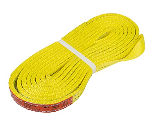 Kennedy Wire Rope & Sling Co. 1" x 16' 2-Ply Twist Eye Polyester Lifting Sling (Various Sizes in Listing) Made in The USA - color: 1" 2-Ply Twist Eye (Type 4), size: 1" x 16'