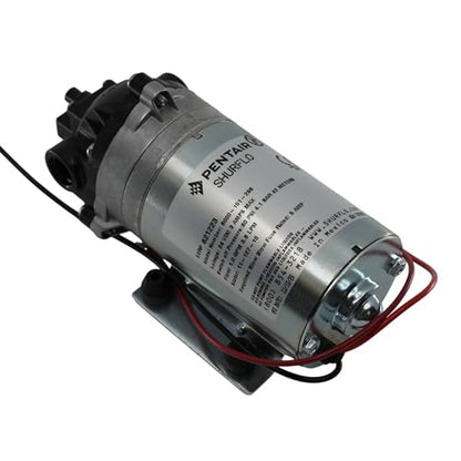 PENTAIR SHURFLO 8000-151-296 Self-Priming Diaphragm Pump, 24V DC 1.0 GPM 60 PSI Automatic Demand Switch, 3/8 in FNPT Ports, Chemical-Resistant, Agricultural and Industrial Fluid Transfer Pump