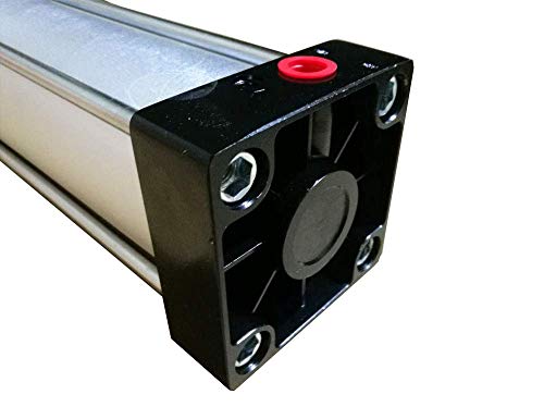 INTBUYING Air Cylinder Pneumatic Standard Cylinder Aluminum Alloy Magnetic Rod Dual Action Single Rod-SC 100 x 450 PT Bore:4" Stroke:18" - size: SC 100 x 450 PT Bore:4" Stroke:18"