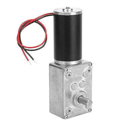 DC Gear Motor High Torsion Speed Reduce Electric Motor Reversible Turbine Electric Motor 8mm Shaft (12V 130RPM) - size: 12V 130RPM