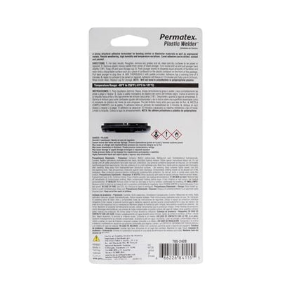 Permatex 84115 5-minute Plastic Weld Adhesive, 0.84 oz.,Black - size: 0.84 Fl Oz (Pack of 1)