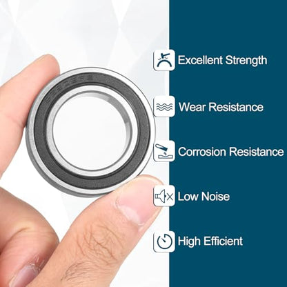 uxcell 4Pcs 254212-2RS Non-Standard Ball Bearings 25mm ID x42mm OD x12mm T - size: 254212-2RS