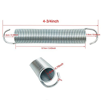 4-3/4 inch Replacement Recliner Chair Mechanism Furniture Tension Springs Short Neck Style (Pack of 1)