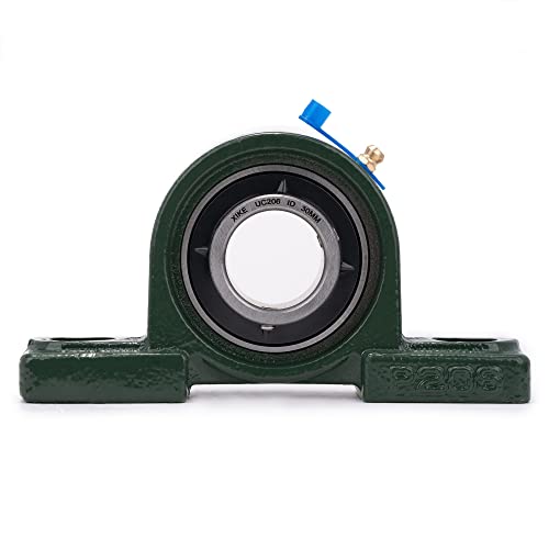 XIKE 2 Pcs UCP206 Bore 30 mm Pillow Block Mounted Ball Bearings. - size: UCP206 Bore 1-3/16"