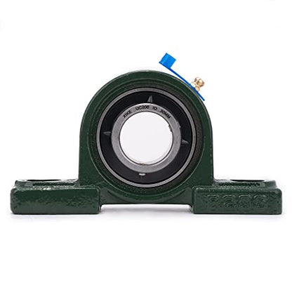 XIKE 2 Pcs UCP206 Bore 30 mm Pillow Block Mounted Ball Bearings. - size: UCP206 Bore 1-3/16"
