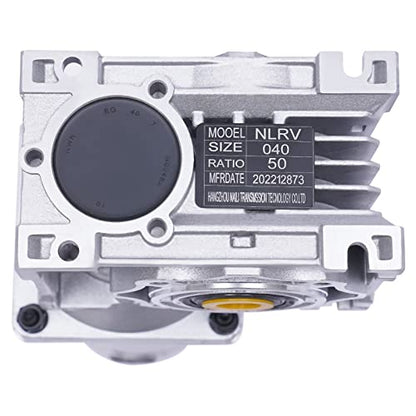 Electric Gear Motor 120W DC 12V 1800RPM 50K Electric Single-Phase Worm High Torque RV Gear Motor Reducer Gearbox with Adjustable Speed Reversing Function&Self-Locking Function - size: 120W DC12V