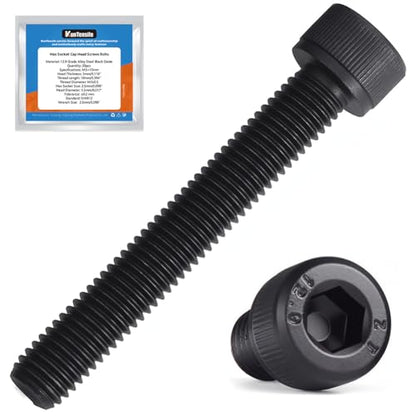 M5 x 40mm Hex Socket Cap Head Screws Bolts, 60pcs Grade12.9 Machine Screws - size: M5x40mm