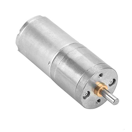 DC Gear Motor 12V 5RPM, 25GA-370 Low Speed High Torque Metal Gear Micro Motor, Geared Electric Motor for Electronic Lock Electric Curtain Robot Actuator DIY Project ﻿ - size: 5RPM