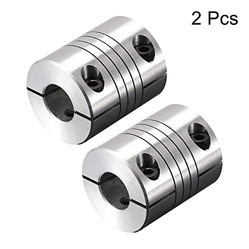 uxcell 2PCS Motor Shaft 11mm to 11mm Helical Beam Coupler Coupling 25mm Dia 30mm Length - size: 11mm to 11mm