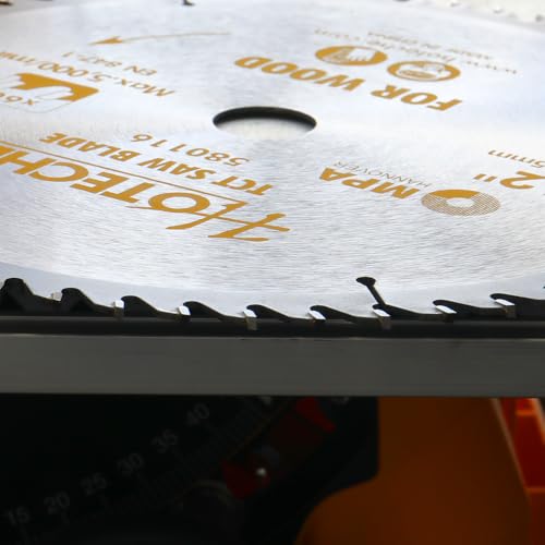 Hoteche 12-Inch Circular Saw Blade for Wood 60-Tooth Tungsten Carbide-Tipped Blade High-Performance Professioal Saw Blade for Miter Saw and Table Saws with 1-1/4-inch, 1-3/16-inch, 1-inch Arbor - size: 12-Inch, style: 60-Tooth