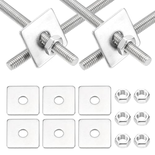 MECCANIXITY 8Set M4x55mm Fully Threaded Rod Threaded Rods Bar Studs - size: M4x55mm