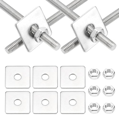 MECCANIXITY 8Set M4x55mm Fully Threaded Rod Threaded Rods Bar Studs - size: M4x55mm