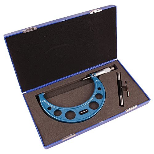 Outside Micrometer 5-6" Measuring Range,0.0001" Graduation for Machinists,Professional Precision Tool for Accurate Measurements - size: Outside Micrometer (5-6" Range)