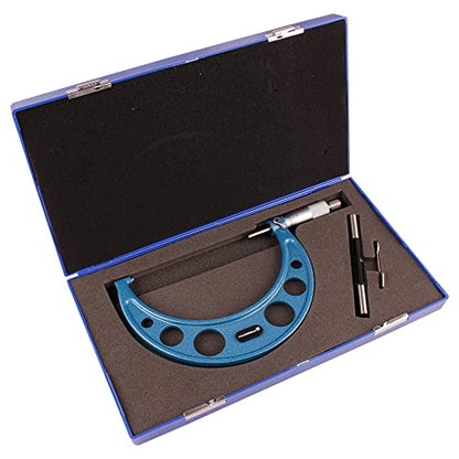Outside Micrometer 5-6" Measuring Range,0.0001" Graduation for Machinists,Professional Precision Tool for Accurate Measurements - size: Outside Micrometer (5-6" Range)