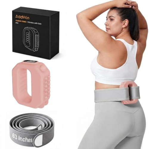 Fascia Ring Massager, Vibration Plate for Lymphatic Drainage - color: Pink