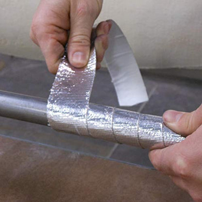Newtex High Heat Resistant Tape - Extreme Temperature Aluminum Foil Z-Flex Tape - Pressure Sensitive Adhesive Ducting, Insulation, Reflective Heat Barrier Tape Roll (2" x 25') (Pack of 3) - size: 2 Inches x 25 Feet (Pack of 3)