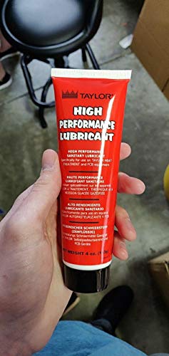 Taylor Red High Performance Food Grade Lubricant 4oz - Heat Treatment Soft Serve Machine Lube - NSF H1 Certified Sanitary Lubricant - Heavy Duty Grease by FryOilSaver Co. - size: Red Lube - 1 Pack