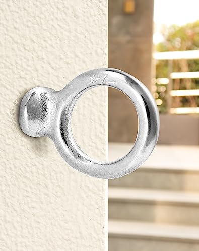 QWORK Eye Bolt, 50 Pack 1/4"-20 x 1 Marine Grade Stainless Steel Lifting Ring Threaded Eyebolt Machinery Shoulder Eyebolts - color: 50 Pack, size: 1/4" - 20 x 1"