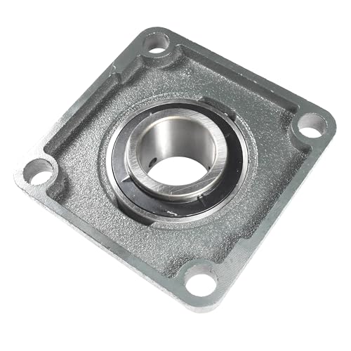 HQRP UCF211-32 Pillow Block Bearing 2-inch Bore, 4-Bolt Flange Mounted, Solid Base, Self-Alignment, Square