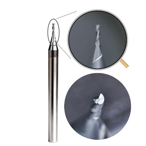 Tools Carbide End Mill Square Milling Cutter for Cutting Alloy Steels,Cast Iron, Hardened Steel - 2 Flute Cutting Tools 1/32 Shank (1/32-1.5" 5PCS) - size: 1/32-1.5" 5PC