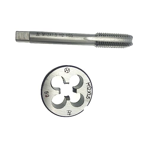 M12x1.5 Tap Die Set Left Hand Machine M12 x 1.5 Metric Straight Fluted